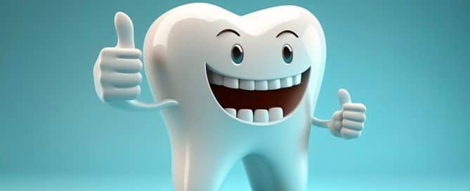 image showing animated tooth answering how often can you whiten your teeth