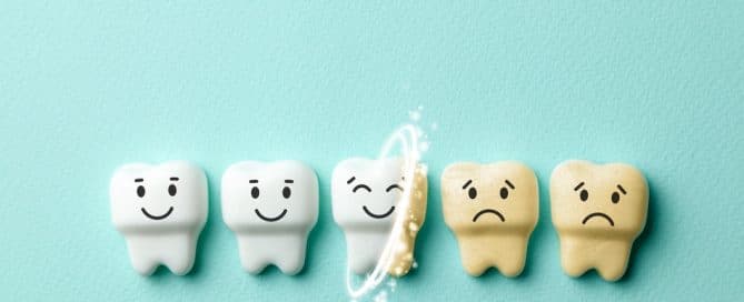 image depicting how to fix yellow teeth quickly and safely